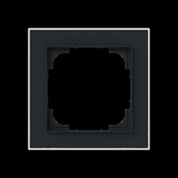 Busch-Jaeger Rahmen einfach mit Dekorring chrom, Retail