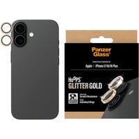PanzerGlass Hoops Kameraschutz, Schutzfolie gold, iPhone 17 / 16 / 16 Plus