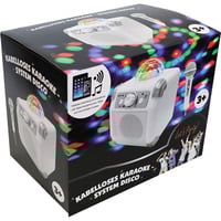 VEDES Karaoke System Disco kabellos, Kompaktanlage Retail