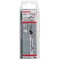 Bosch Stichsägeblatt T 234 X Progressor for Wood, 117mm 25 Stück