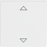 Busch-Jaeger Einteilige Wippe Jalousietaster weiß, Retail