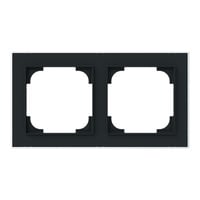 Busch-Jaeger Rahmen zwei fach mit Dekorring chrom, Retail