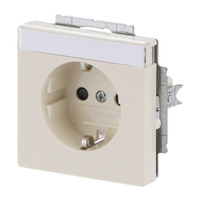 Busch-Jaeger Schutzkontaktsteckdose Einsatz Typ F 20 EUCNB-82 weiß, Retail