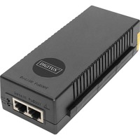 Digitus 10 Gigabit Ethernet PoE+ Injektor, 802.3at, 30 W, PoE-Injektor schwarz