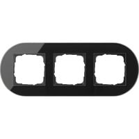 Gira Abdeckrahmen 3-fach, Abdeckung schwarz, Retail