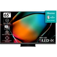 Hisense 65U8KQ, LED-Fernseher 164 cm (65 Zoll), schwarz/anthrazit, UltraHD/4K, Triple Tuner, HDR10, WLAN, LAN, Bluetooth. Free-Sync, 120Hz Panel