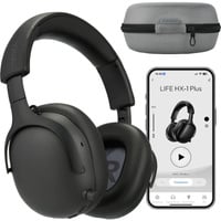 Medion Life HX-1 Plus ANC Over-Ear-Kopfhörer schwarz, Bluetooth, Feed Forward Noise Cancelling