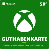 Microsoft Xbox Guthabenkarte 50 €, Gamecard 