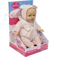 VEDES Babypuppe Lilly 30 Zentimeter mit Puppentrage 