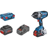 Bosch PRO Akku-Schlagschrauber BITURBO GDS 18V-1000 C Professional, 18Volt blau/schwarz, 2x Akku ProCORE18V 5,5Ah, 1/2", in L-BOXX
