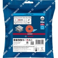Bosch Professional X-LOCK Expert R782 Prisma Ceramic Fiberschleifscheibe, Ø 115mm, K36 5 Stück, Bohrung 22,23mm