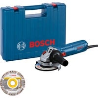 Bosch Winkelschleifer GWS 12-125 Professional + Diamant-Trennscheibe blau, 1.200 Watt