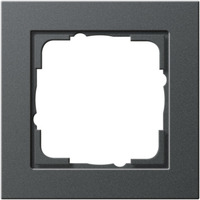 Gira Abdeckrahmen einfach bruchsicher aus Kunststoff, Thermoplast, Schutzart IP20 anthrazit, Retail