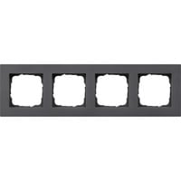 4010337021308 - Abdeckrahmen 4F flach (0214235 E2 anth) - Gira