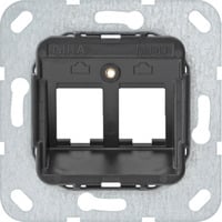 Gira Modular Jack 9 zweifach Unterputz Tragring, Steckdose Retail