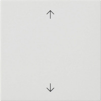 Gira Wippe einfach mit Pfeilsymbolen seidenmatt System 55 Bedienwippe Ersatz weiß, Retail