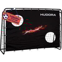 HUDORA Fußballtor Trainer mit Torwand schwarz, Motiv Goal