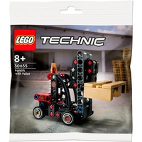 Image of 30655 Technic Gabelstapler mit Palette, Konstruktionsspielzeug