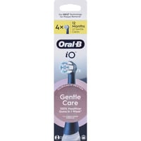 Oral-B Oral-B iO Sanfte Reinigung 4er, Aufsteckbürste schwarz, für empfindliche Bereiche und gesünderes Zahnfleisch