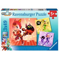 Ravensburger Kinderpuzzle Petronix Matt, Jia und Emma 3x 49 Teile