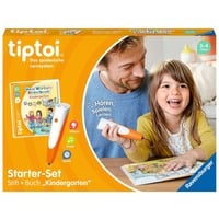 Ravensburger tiptoi Starter-Set: Mein Wörter-Bilderbuch Kindergarten, Lernbuch Stift und Bilderbuch