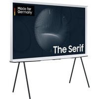 SAMSUNG The Serif GQ-65LS01BG, QLED-Fernseher 163 cm (65 Zoll), weiß/schwarz, UltraHD/4K, SmartTV, WLAN, Bluetooth, HDR10+, FreeSync Premium, 100Hz Panel