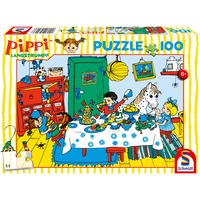 Kaffeekränzchen mit Pippi, Puzzle 100 Teile Altersangabe: ab 6 Jahren