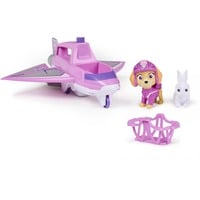 Spin Master Paw Patrol Air Rescue - Skyes Rettungsflugzeug, Spielfahrzeug mit einziehbarer Klaue und Rettungskorb, mit Skye Spielfigur und Hase