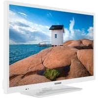 Telefunken XH24SN550MVD-W, LED-Fernseher 60 cm (24 Zoll), weiß, WXGA, Triple Tuner, HDR, DVD-Spieler