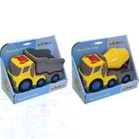 VEDES SpielMaus Baby Baufahrzeuge, Licht und Sound, Friktion, 2-fach sortiert, Spielfahrzeug 