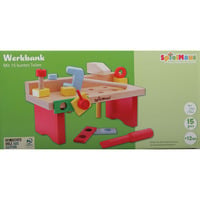 VEDES Werkbank 15-teilig, Maße ca. 29 x 14 x 13 Zentimeter holz