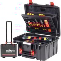 Wiha Werkzeug-Set XL 2 Trolley electric schwarz/rot, 60-teilig, mit Trolley-Koffer