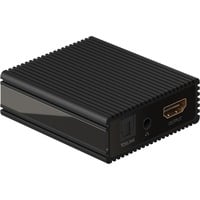 goobay HMDI-Audio-Extractor 4K @ 60 Hz, HDMI Splitter schwarz