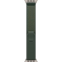 Apple 49 mm Trail Loop, Uhrenarmband grün/titan, Größe M/L