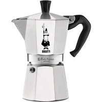 Moka Express, Espressomaschine silber, 6 Tassen Kapazität: 6 Tassen/0,27 Liter