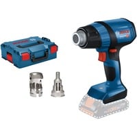 Bosch Professional Akku-Heißluftgebläse GHG 18V-50 Professional solo, 18Volt blau/schwarz, ohne Akku und Ladegerät, L-BOXX