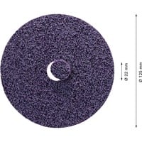 Bosch Professional Expert Vlies-Schleifscheibe N477 SCM, Ø 125mm, extra grob Bohrung Ø 22mm, für kleine Winkelschleifer