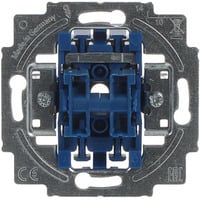Busch-Jaeger Doppeltaster Einsatz 2x1 polig 2x Schließer blau, Retail