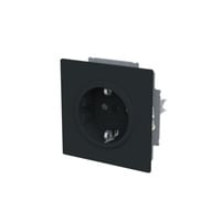 Busch-Jaeger Schutzkontaktsteckdose Safety Plus schwarz, Retail