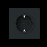 Busch-Jaeger Schutzkontaktsteckdose Safety Plus schwarz, Retail