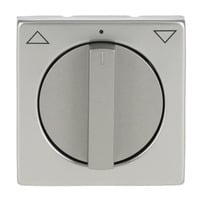 Busch-Jaeger Zentralscheibe Jalousie mit Drehknopf, Abdeckung edelstahl, Retail