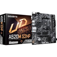 GIGABYTE A520M S2HP, Mainboard schwarz/grau