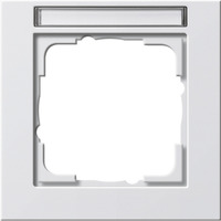 4010337084068 - GIRA 109129 Abdeckrahmen 1fach BSF E2 Reinweiß glänzend