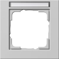 Gira Abdeckrahmen einfach, Abdeckung grau, Retail