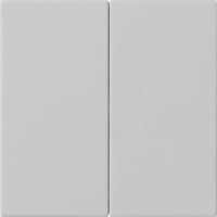 Gira Bedienaufsatz zwei fach, Schalter grau, Retail