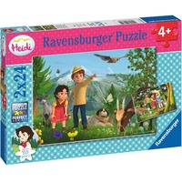 Ravensburger Kinderpuzzle Heidi's Abenteuer 2x 24 Teile