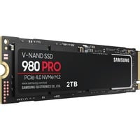 SAMSUNG 980 PRO 2 TB, SSD PCIe 4.0 x4, NVMe 1.3c, M.2 2280, intern