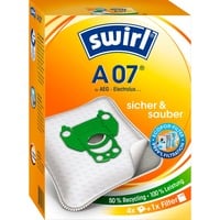 Swirl Staubsaugerbeutel A07 MicroPor 4 Beutel, 1 Abluftfilter