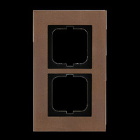 0 Rahmen zwei fach bronze, Retail