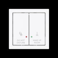 Busch-Jaeger Wippe zweifach mit Bedruckung DND/MUR weiß, Retail